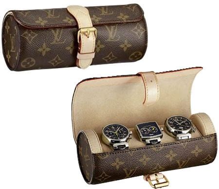 louis vuitton 3 watch case monogram replica|louis vuitton eclipse watch case.